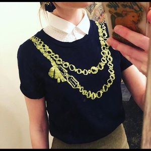 J.Crew Faux Necklace Tee